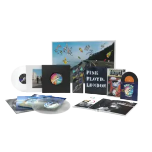 [PINK FLOYD] WISH YOU WERE HERE (4LP Color-2CD-1 7"-1 Bluray) Box Set Deluxe 50th Anniv