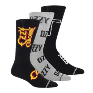 Ozzy Osbourne 3 Pack Socks