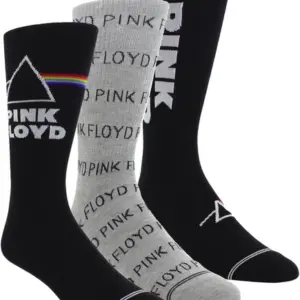 Pink Floys 3 Pack Socks