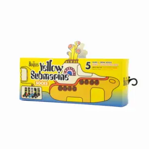 The Beatles Yellow Submarine 5 Pack Socks (Gift Box)