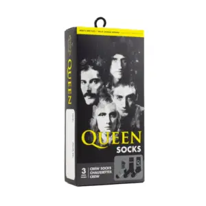 Queen 3 Pack Socks (Gift Box)
