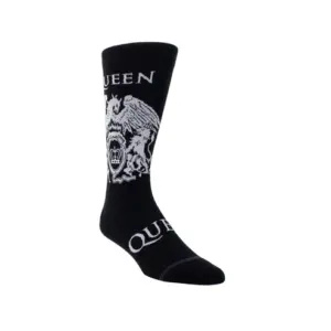 Queen White Crest 1 Pack Socks
