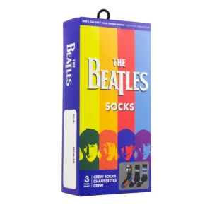 The Beatles 3 Pack Socks (Gift Box)