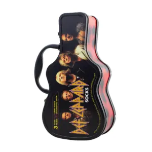 Def Leppard 3 Pack Socks (Guitar)